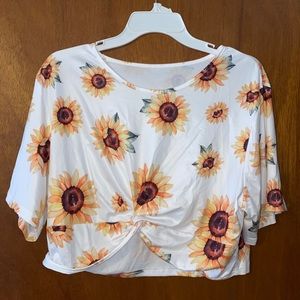 Sunflower Crop Top